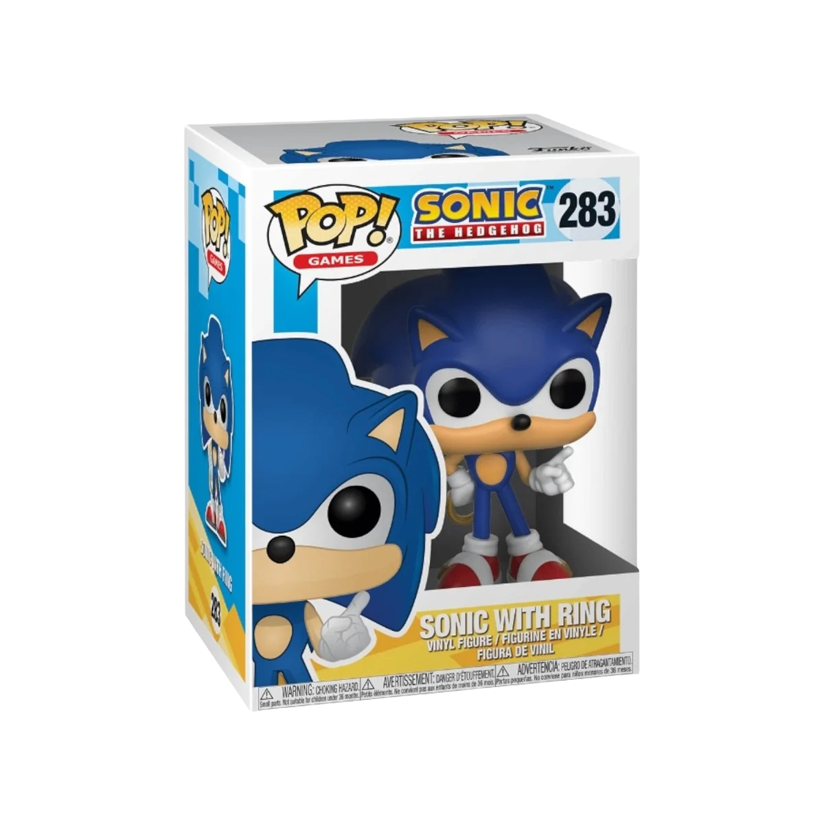 Sonic the Hedgehog with Ring Funko Pop! Vinyl Figure #283