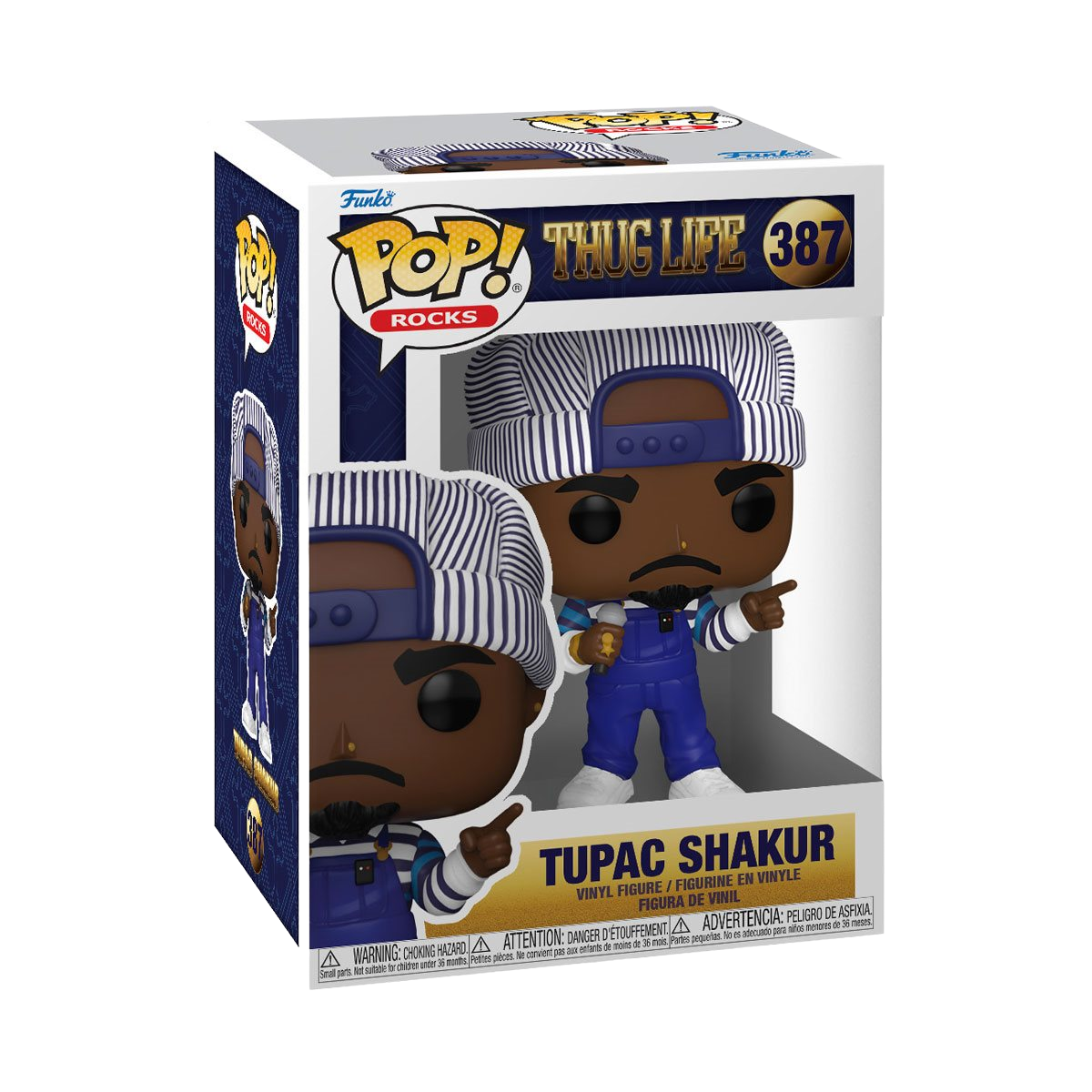 Tupac Shakur with Microphone 90's Funko Pop! Vinyl Figure #387