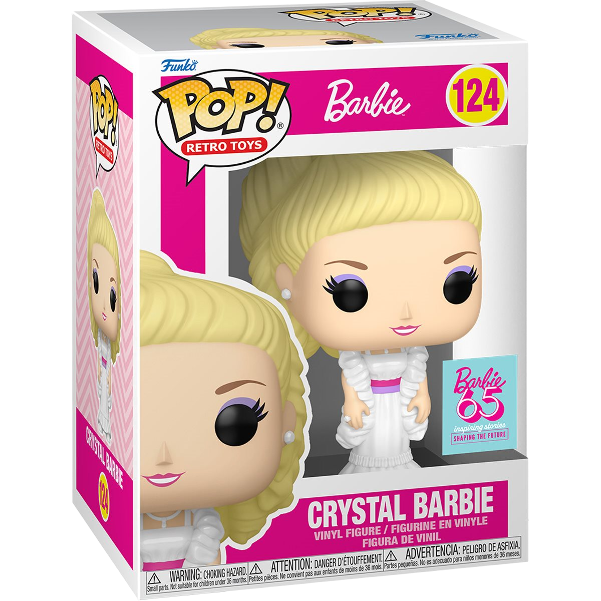 Barbie 65th Anniversary Crystal Barbie Funko Pop! Vinyl Figure #124