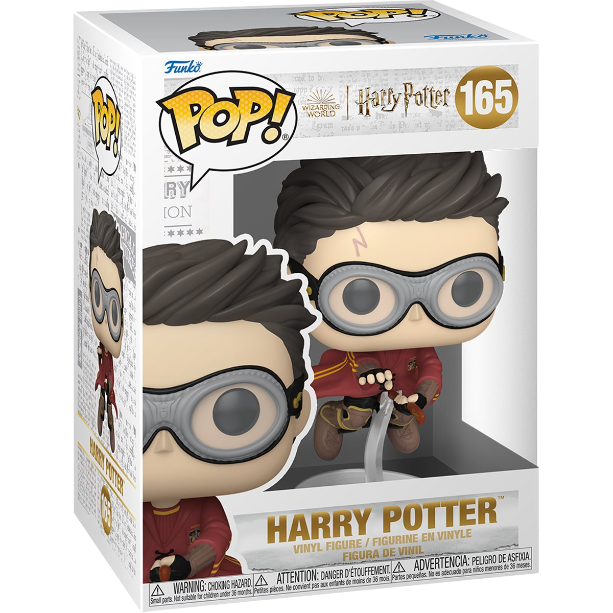 Harry Potter and the Prisoner of Azkaban Harry Potter with Broom (Quidditch) Funko Pop! Vinyl Figure #165