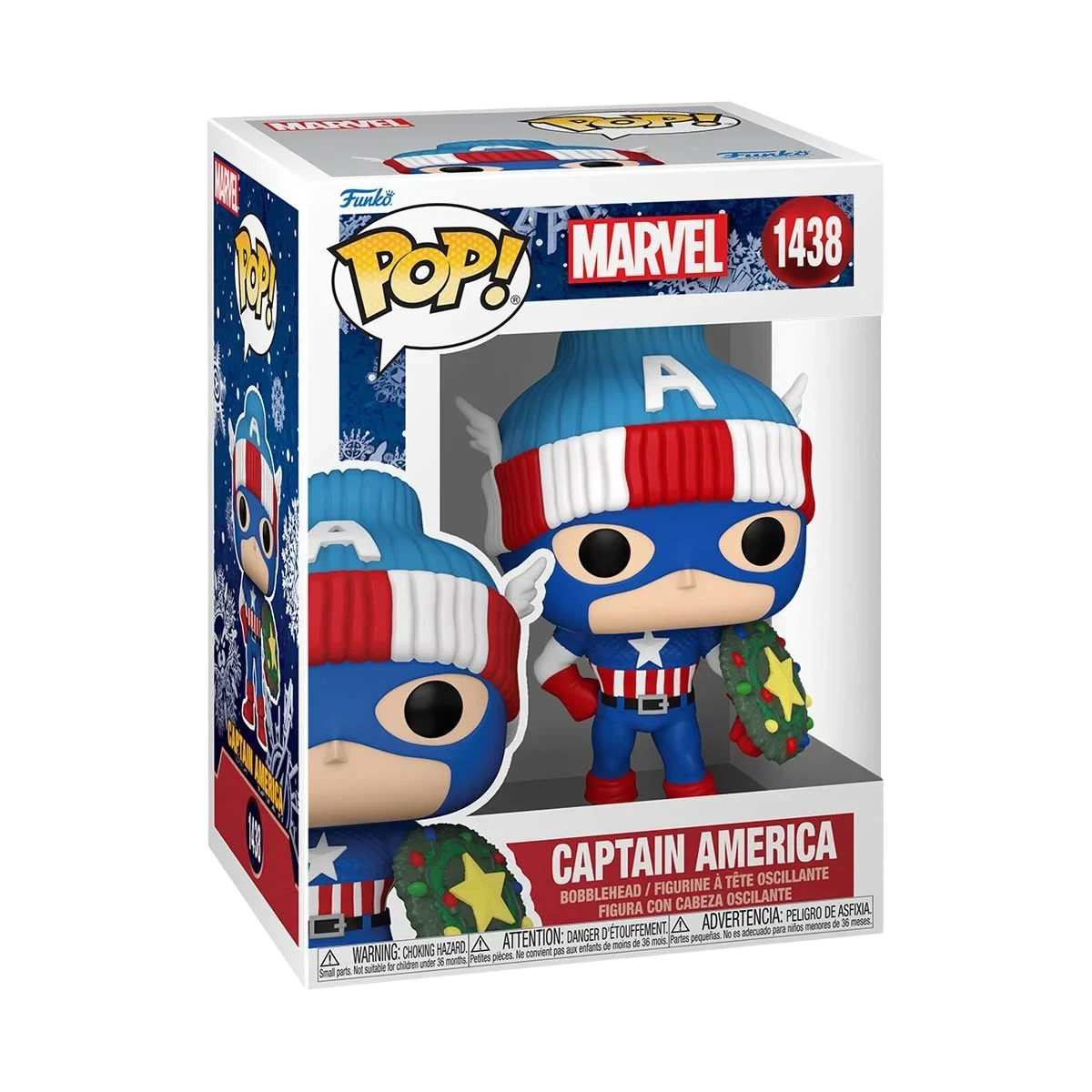 Marvel Holiday Captain America Funko Pop! Vinyl Figure #1438