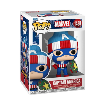 Marvel Holiday Captain America Funko Pop! Vinyl Figure #1438