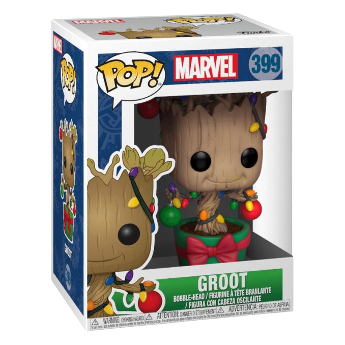 Marvel Holiday Groot with Lights Funko Pop! Vinyl Figure #399