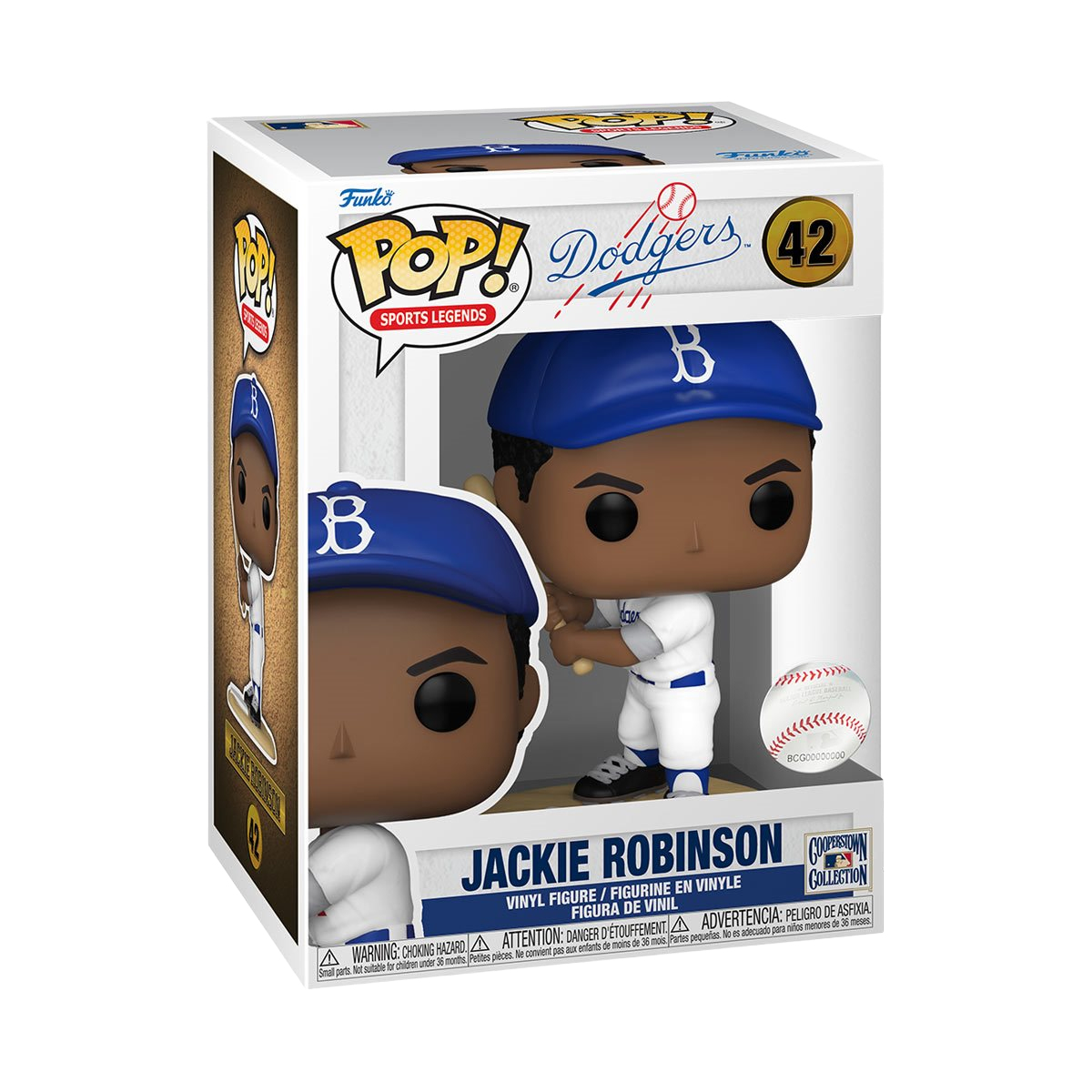 MLB Legends Brooklyn Dodgers Jackie Robinson Funko Pop! Vinyl Figure #42