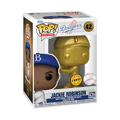 Chase - MLB Legends Brooklyn Dodgers Jackie Robinson Funko Pop! Vinyl Figure #42