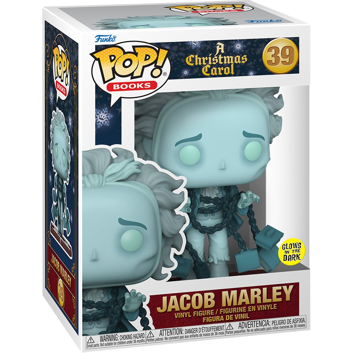 A Christmas Carol Jacob Marley Glow-in-the-Dark Funko Pop! Vinyl Figure #39