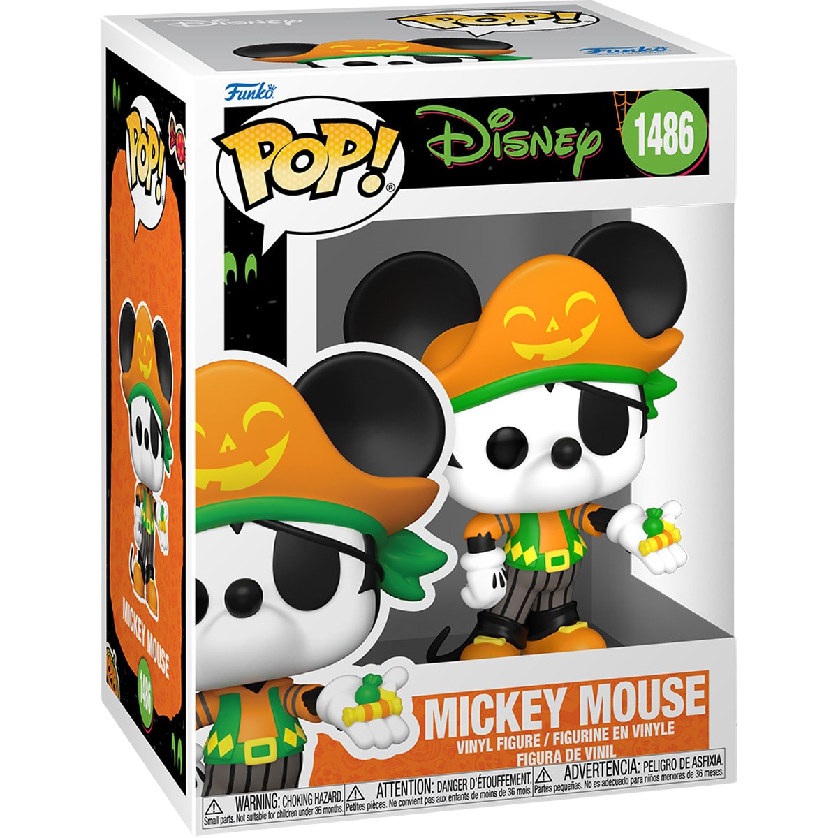 Disney Halloween 2024 Pirate Mickey Mouse Funko Pop! Vinyl Figure #1486