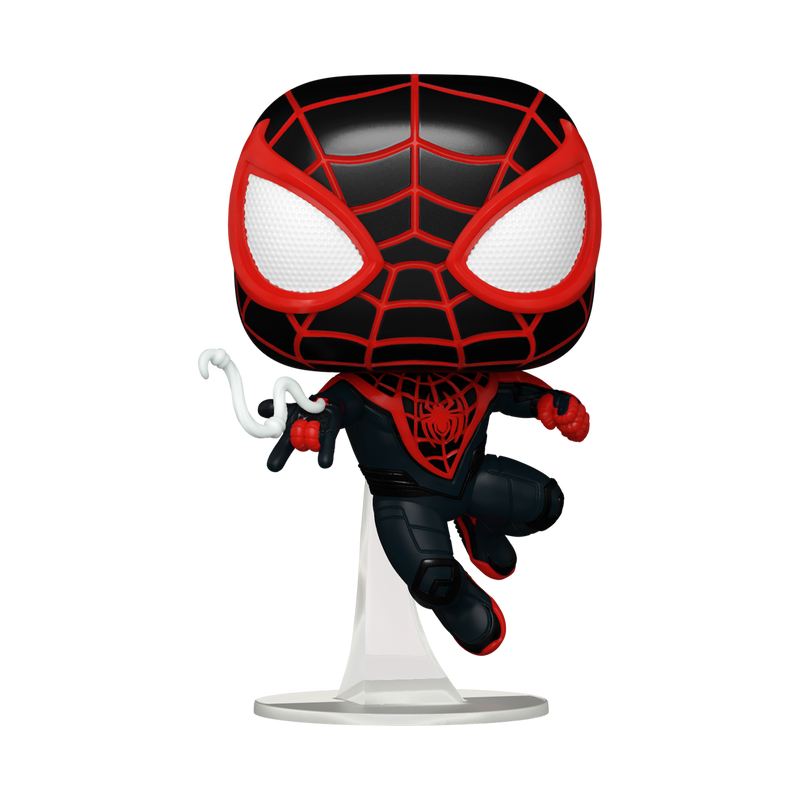 Spider-Man 2 Game Miles Morales Upgraded Suit Funko Pop! Vinyl Figure #970