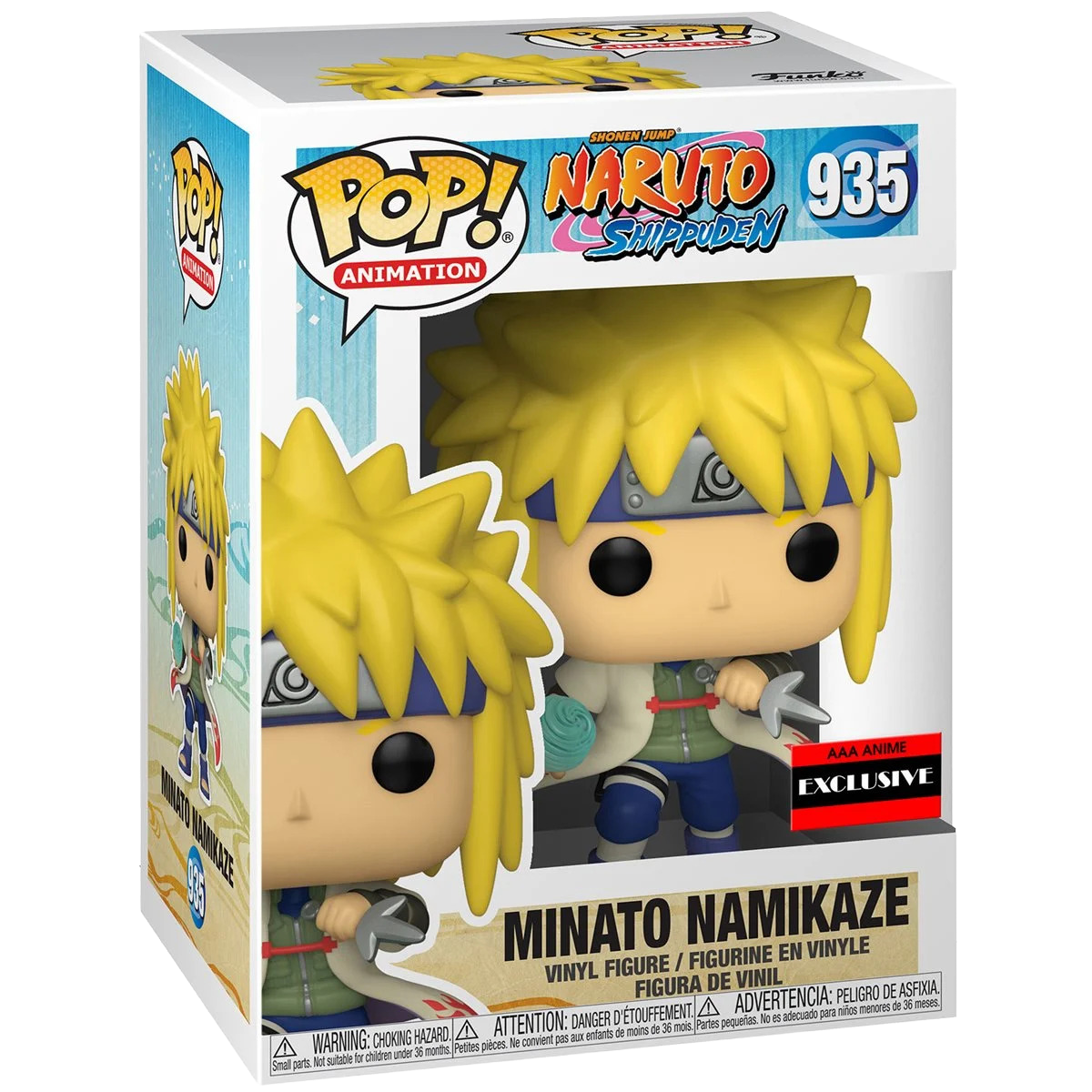 Naruto: Shippuden Minato Namikaze Rasengan Funko Pop! Vinyl Figure #935 - AAA Anime Exclusive