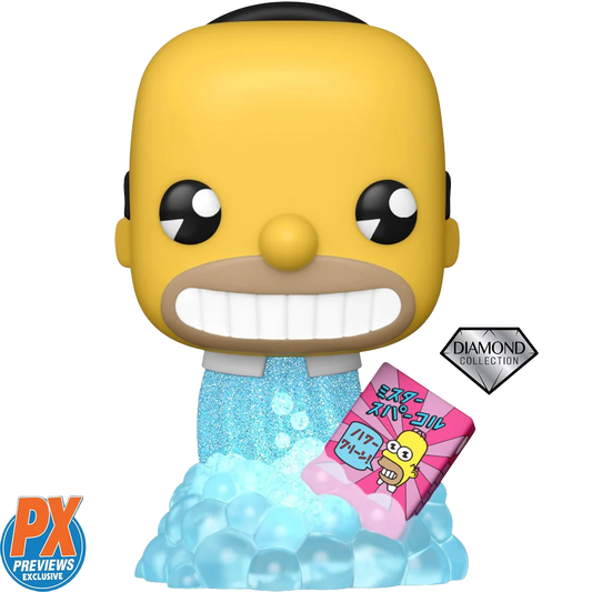 The Simpsons Mr. Sparkle Diamond Glitter Funko Pop! Vinyl Figure #1465 - Previews Exclusive