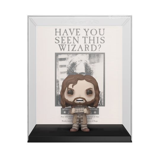 Harry Potter and the Prisoner of Azkaban Sirius Black Funko Pop! Cover Figure #08 with Case