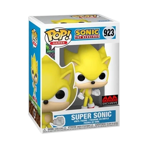 Sonic the Hedgehog Super Sonic Funko Pop! Vinyl Figure #923 - AAA Anime Exclusive